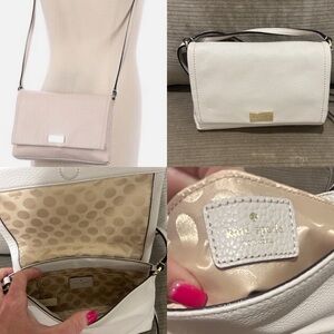 Kate Spade Cream Leather Crossbody Bag